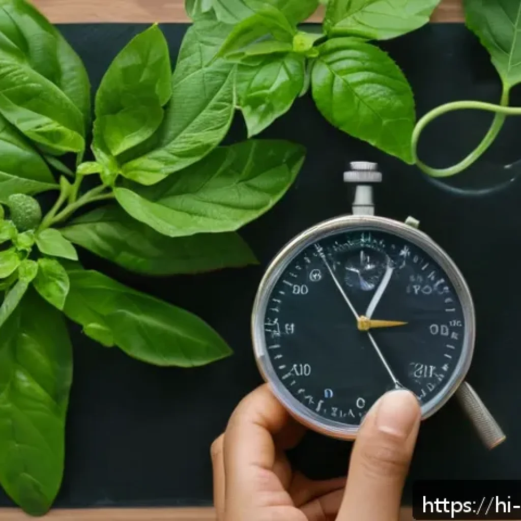 원예사 실기 시험 전날 해야 할 일 - A detailed close-up of a practical botany exam setup focusing on plant identification: various plant...